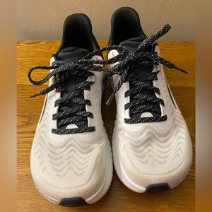 Altra White and Black Athletic Shoes